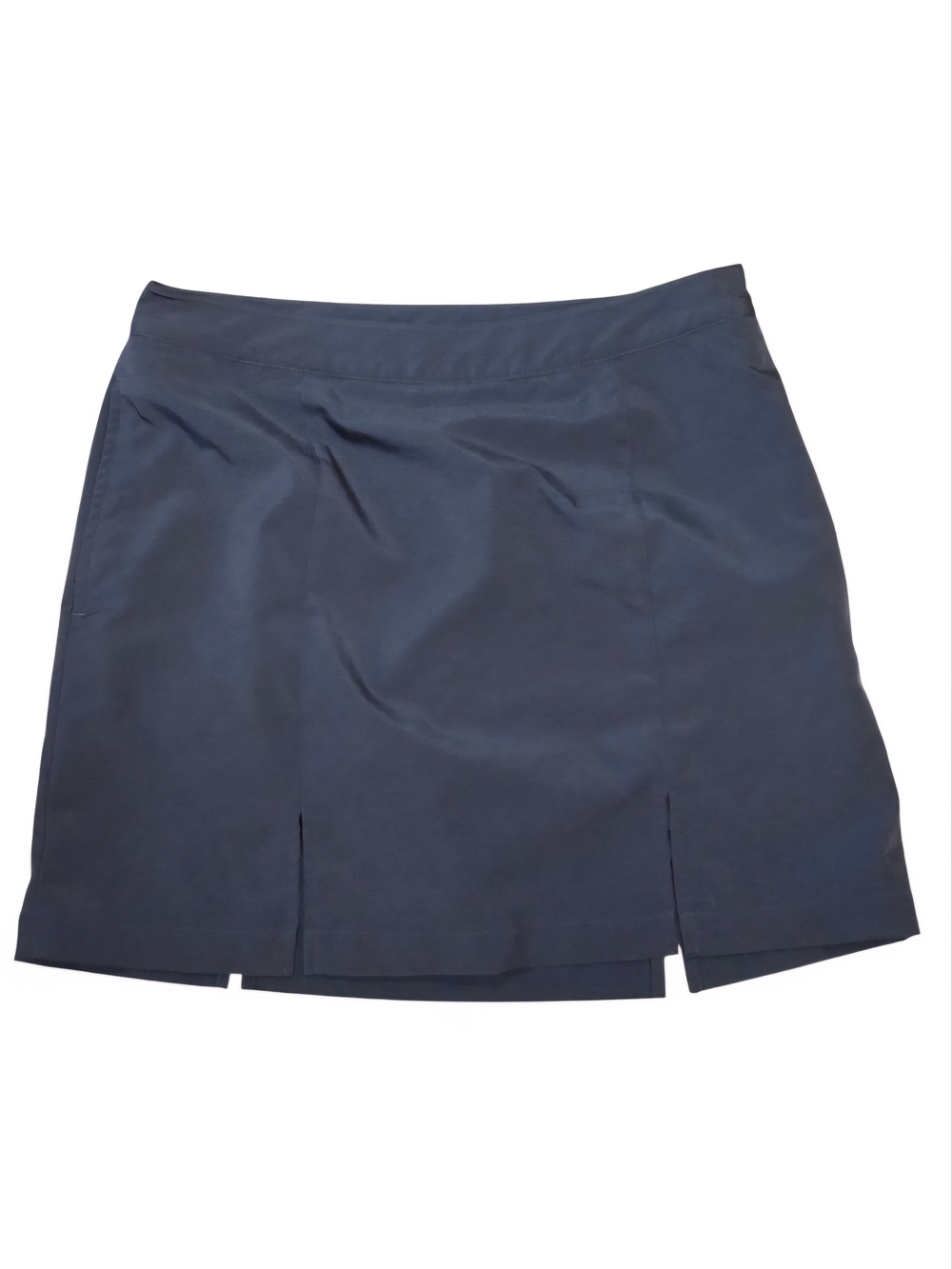 Women's Slate Gray Golf Skort with Front Slits